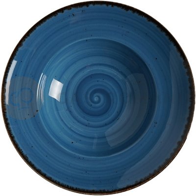 FINE DINE Tanier na cestoviny z porcelánu 27 cm modrý Kolory Ziemi Iris