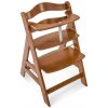 Hauck Alpha+ Walnut detská jedálenská stolička drevená