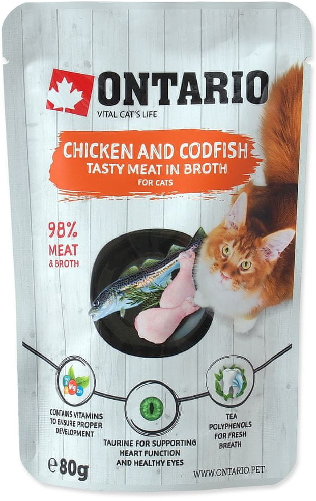 Ontario Chicken and Codfish in Broth 15 x 80 g