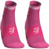 Športové ponožky Compressport, TRAINING SOCKS 2-PACK ružová,červená,biela T3