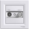Anténna zásuvka TV-SAT Satelitná koncovka biela