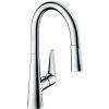 Hansgrohe Talis M51 - Páková drezová batéria 200 s vyťahovacou spŕškou, chróm - 72813000