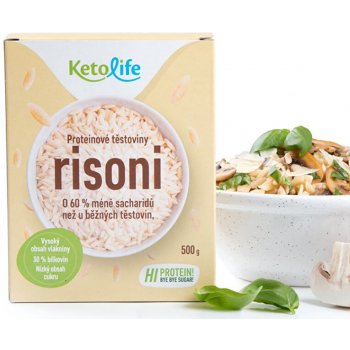 KetoDiet Risoni Proteínové cestoviny 500 g