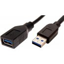 Roline 11.02.8977 USB, USB 3.2 Gen1 (USB 3.0 / USB 3.1 Gen1) USB-A zástrčka, USB-A zásuvka, 0,8m, černý