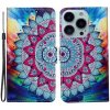 Puzdro pre iPhone 15 Prp Mandala modré