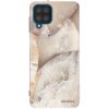 Picasee silikónový prehľadný obal pre Samsung Galaxy A12 A125F - Cream marble