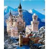Norimpex Diamantové maľovanie Zámok Neuschwanstein v zime 30 x 40 cm