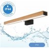 Brilagi Brilagi-LED Kúpeľňové osvetlenie zrkadla WOODY MIRROR LED/12W/230V IP44 dub/čierna BG0878 + záruka 3 roky zadarmo + záruka 3 roky zadarmo