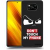 Picasee silikónový čierny obal pre Xiaomi Poco X3 - Cloudy Eye - Transparent
