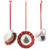 Villeroy & Boch Toy 's Delight Decoration Vianočná závesná ozdoba Servis 3ks
