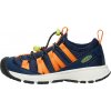 Detská obuv na voľný čas Keen, MOTOZOA SNEAKER CHILDREN tmavo modrá,oranžová,svetlo zelená,biela, 24 EU
