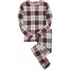 Chlapčenské pyžamo GAP, PLAID biela,červená,čierna, 8Y
