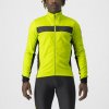 CASTELLI Cyklistická zateplená bunda - RADOPPIA 3 - svetlo zelená XL