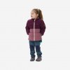 QUECHUA Detská turistická prešívaná bunda pre 2 - 6 rokov fialová 113-122 cm