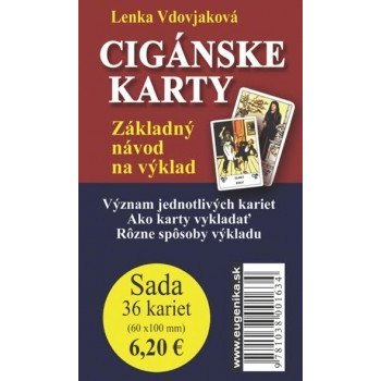 Karty - Cigánské karty karty brožúrka - Lenka Vdovjaková