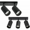 Toolight Toolight, stropné svietidlo 3xGU10 APP1243-3C, čierna matná, OSW-40098