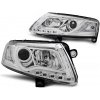 Predné svetlá Audi A6 C6 04-08 Tubelights Chrom