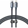 Baseus CAJY000201 Crystal Shine Series Dátový Kábel USB-C - Lightning 20W 1,2m Black - VÝPREDAJ