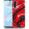 Picasee silikónový čierny obal pre Huawei P30 Pro - Red black