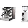 Rocket Espresso Appartamento TCA, copper + Eureka Atom W 75, white