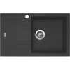 Granitový drez Sinks Linea 780 N Granblack pravý