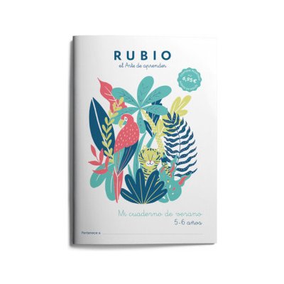 MI CUADERNO DE VERANO RUBIO 5-6 AÑOS