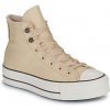 Converse Členkové tenisky CHUCK TAYOR ALL STAR LIFT PLATFORM WEATHERIZED LEATHER Béžová