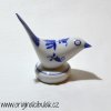 Cibulák vtáčik I, 9 cm originálny cibulák český porcelán Dubí cibuľový vzor,