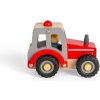 Bigjigs Toys Traktor červený