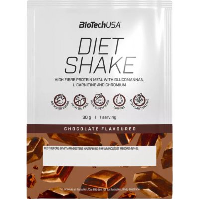BioTech USA Diet Shake 30 g, jahoda