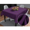 Biante Dekoračný štvorcový obrus Rongo RG-064 Tmavo fialový 130x130 cm