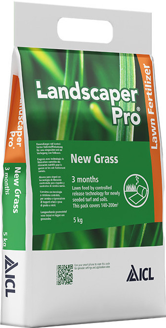 Hnojivo na trávnik Landscaper Pro New Grass 5 kg