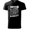 1973 v kocke - Tričko extra veľké (5-8XL) - 5XL ( Čierna )