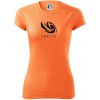 Vortex logo jednofarebné Dámske Fantasy športové dresovina Neon mandarine