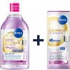 Nivea Luminous Skin glow sérum na tvár 30 ml + micelárna voda 5% 400 ml