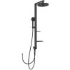 Ideal Standard ALU+ - Sprchový set bez batérie, priemer 26 cm, 2 prúdy, hodvábna čierna BD585XG