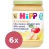 6x HiPP BIO Jablká a banány s detskými keksami 190 g VP-F010516