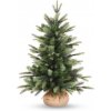 Adal Umelý vianočný stromček 80 cm, smrek Penny s 2D a 3D ihličím v jutovom obale