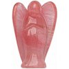 Nefertitis Krištáľ čerešňový anjel strážny NF45692 - L - cca 4 cm