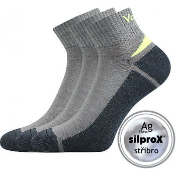 Voxx ponožky Aston silproX 3 pár světle šedá