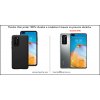 Púzdro Luxria Premium pre Huawei - Čierne (Liquid Silicone & Soft Touch) pre Huawei: P40