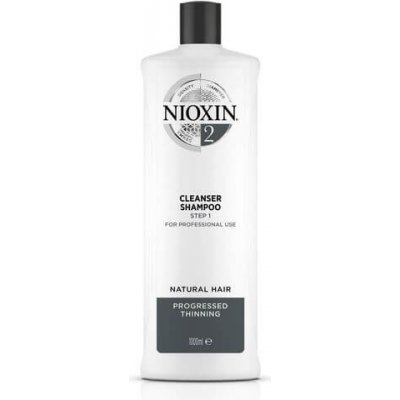 Nioxin Čistiace šampón pre jemné výrazne rednúce prírodné vlasy System 2 (Shampoo Cleanser System 2 ) 300 ml