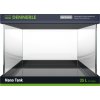 DENNERLE Nano Tank White Glass, 35L