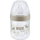 Nuk for Nature fľaša s kontrolou teploty hnedá 150 ml