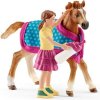 Schleich Set Žriebä s prikrývkou