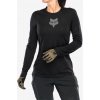 Dámska cyklistická mikina Fox Ranger LS Jersey Fox Head - black/black