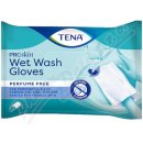 Tena Wet Wash Gloves vlhčené rukavice na umývanie, neparfumované, 8 ks