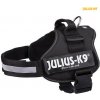 Julius-K9 silový postroj 1/L 66-85 cm/50 mm, - čierny