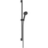 Hansgrohe Activera S - Set sprchovej hlavice, tyče a hadice, EcoSmart, matná čierna - 28042670