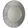 Sapho Zrkadlá - Zrkadlo Pride v ráme, priemer 90 cm, strieborná PD902